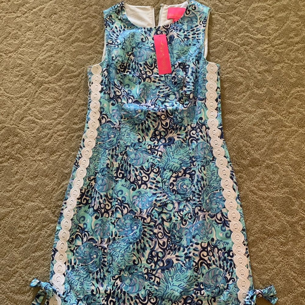LILLY PULITZER- Mila Shift Dress in “Light Aqua Spritz”